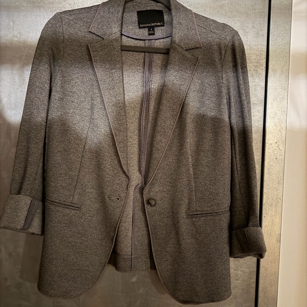 Banana Republic Gray Women's Blazer